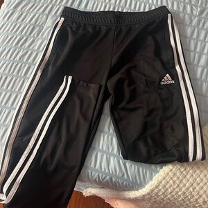 Women’s Adidas joggers with zippers on the side size small
